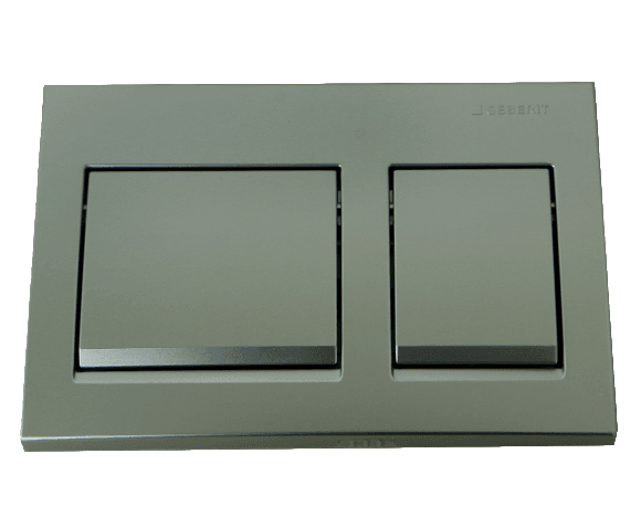 לחצן גבריט אלפא 15 GEBERIT ALPHA — מט — חלק לניאגרה סמויה גבריט