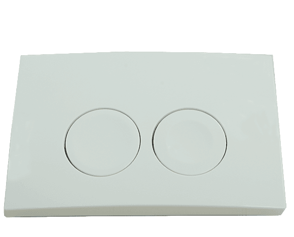 לחצן גבריט דלתא 21 GEBERIT DELTA — לבן — חלק לניאגרה סמויה גבריט
