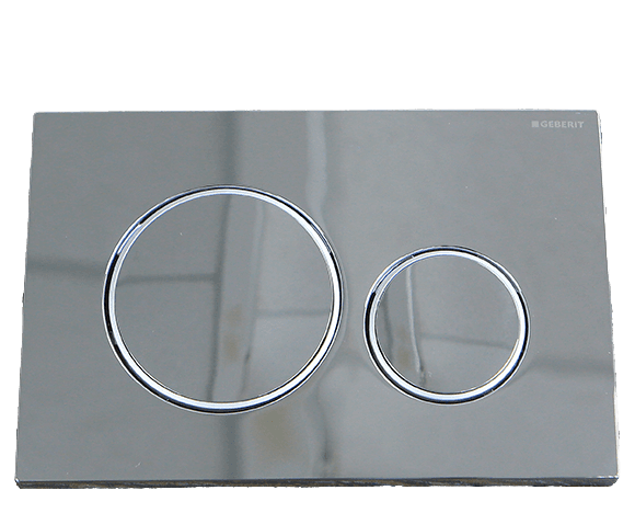לחצן גבריט סיגמה 20 GEBERIT SIGMA — כרום — חלק לניאגרה סמויה גבריט